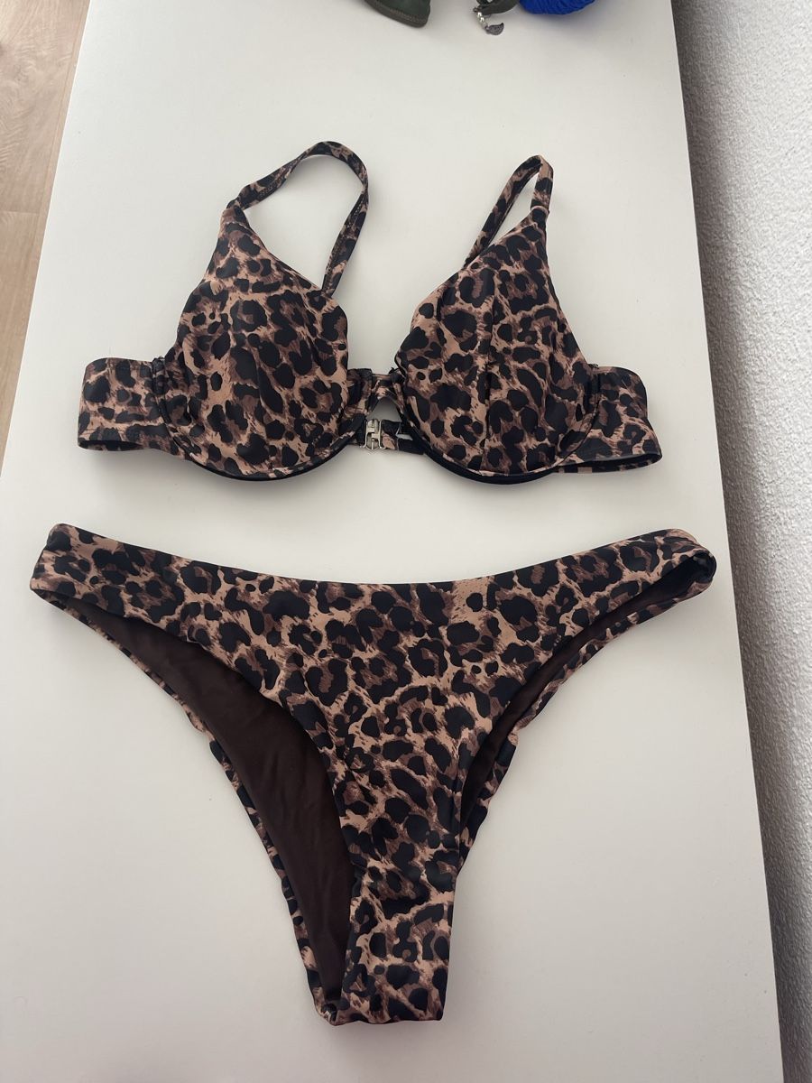 Costumi da bagno & Bikini: Bikini Set Leo Print Grösse M, neuwertig – Nuovo (secondo la descrizione) da Mühlau venduto da Jasil66