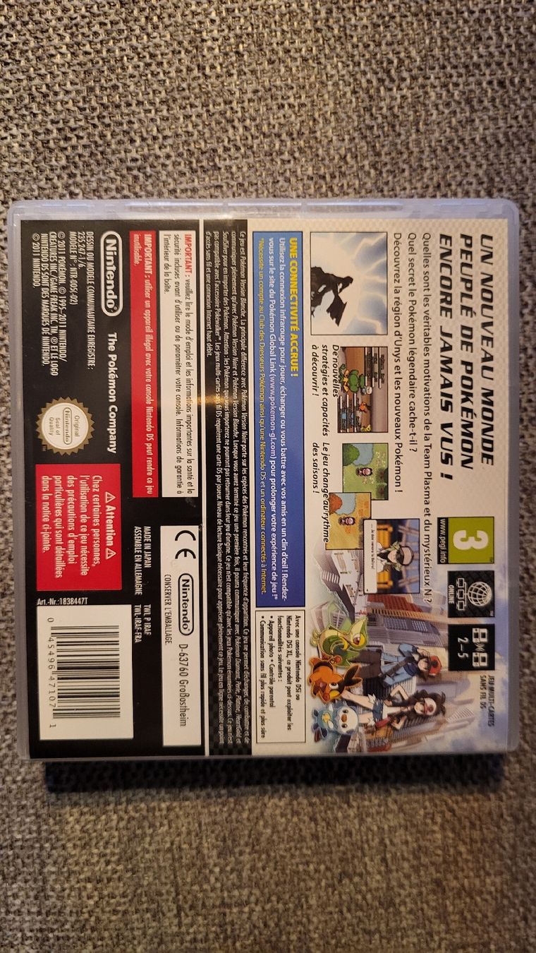 Nintendo Jeux: Pokémon Version Blanche / Nintendo DS Spiel. Kompl.! – Neuf (Voir description) à Biel/Bienne par Retrohr 4
