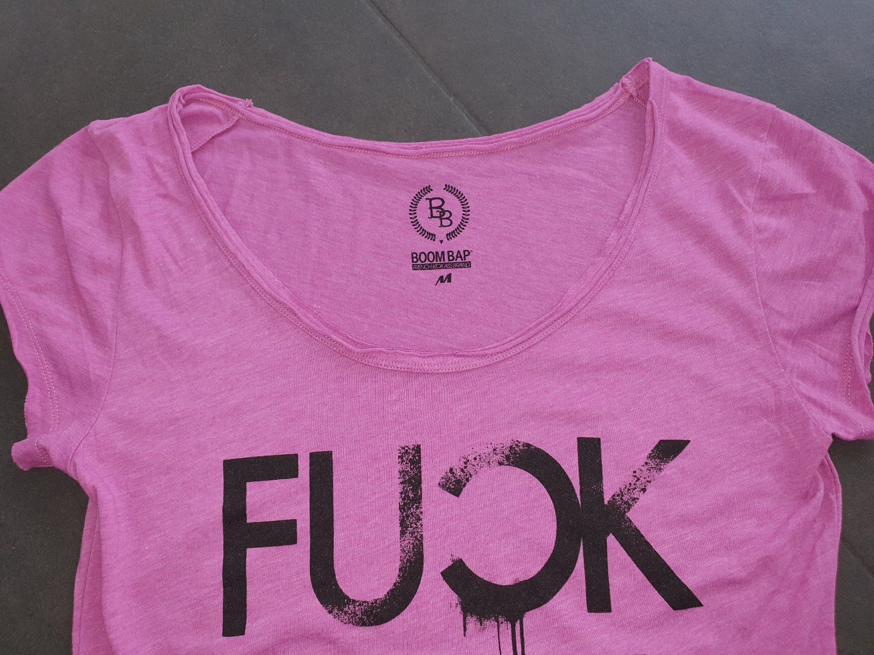 T-Shirts: Boom Bap Shirt Gr. M **lila – Gebraucht aus Frick von Baghira84 1