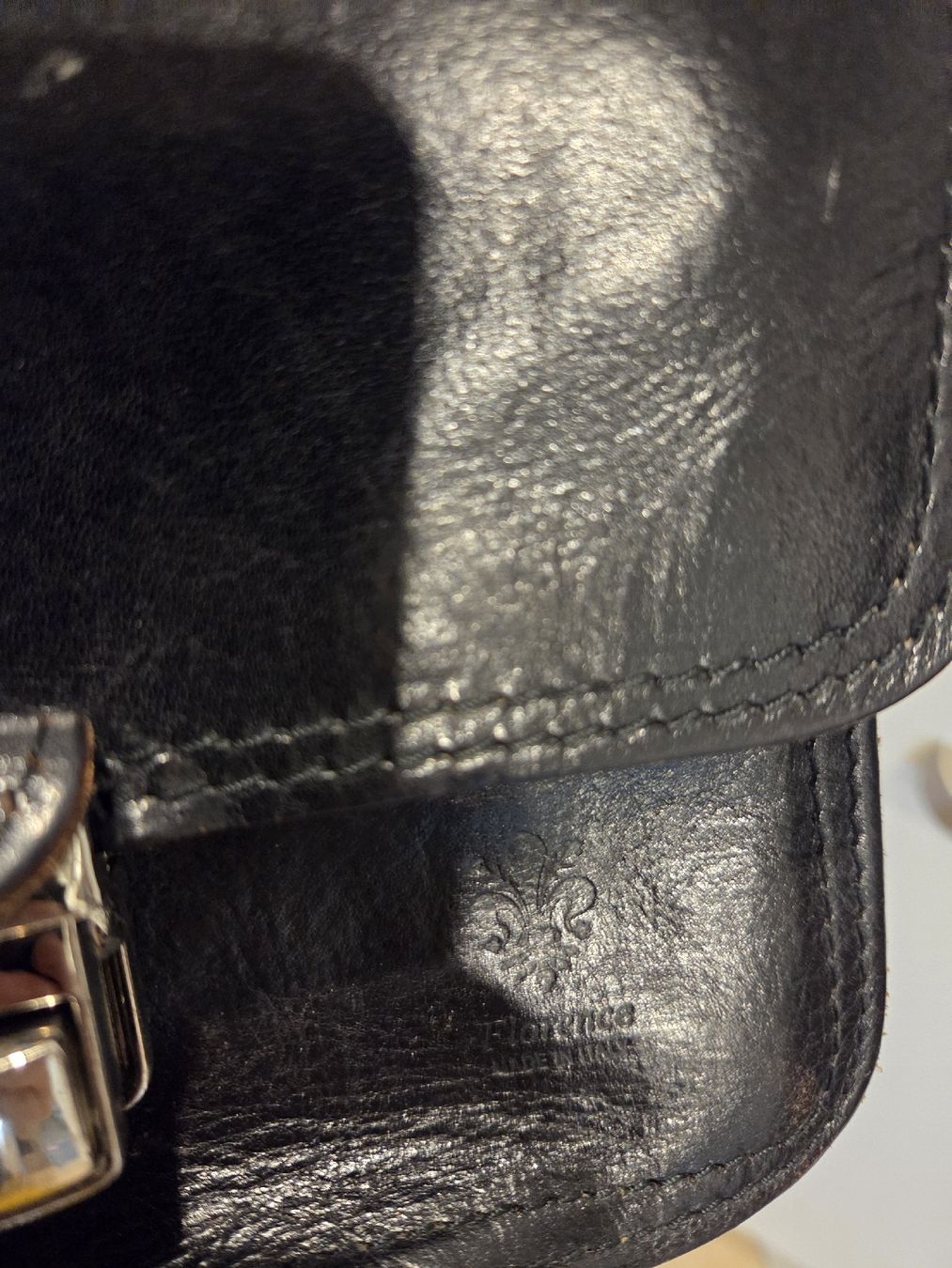 Borse da donna: Umhängetasche Florence,Leder schwarz  – Usato da Zürich venduto da sca_w5gs 3