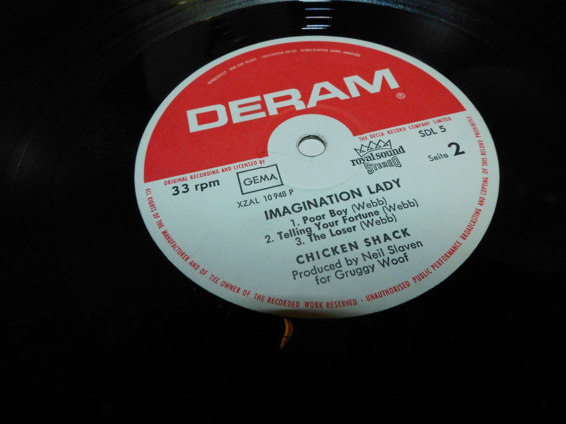 Dischi in vinile: LP - Chicken Shack - Imagination Lady - Schallplatte   LP – Usato da Sursee venduto da 76 4
