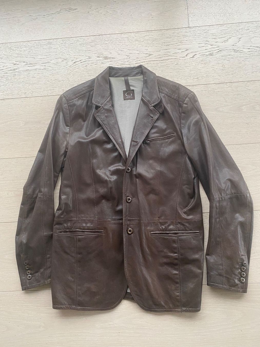 Giacche: Lederjacke von GIMO'S Gr. ca 54 – Usato da Anières venduto da elenafred