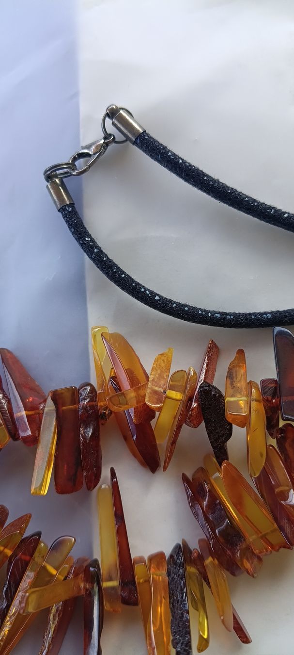 Catenine: Amber Necklace unique shape  – Nuovo (secondo la descrizione) da Zürich venduto da cat_9cvz 3