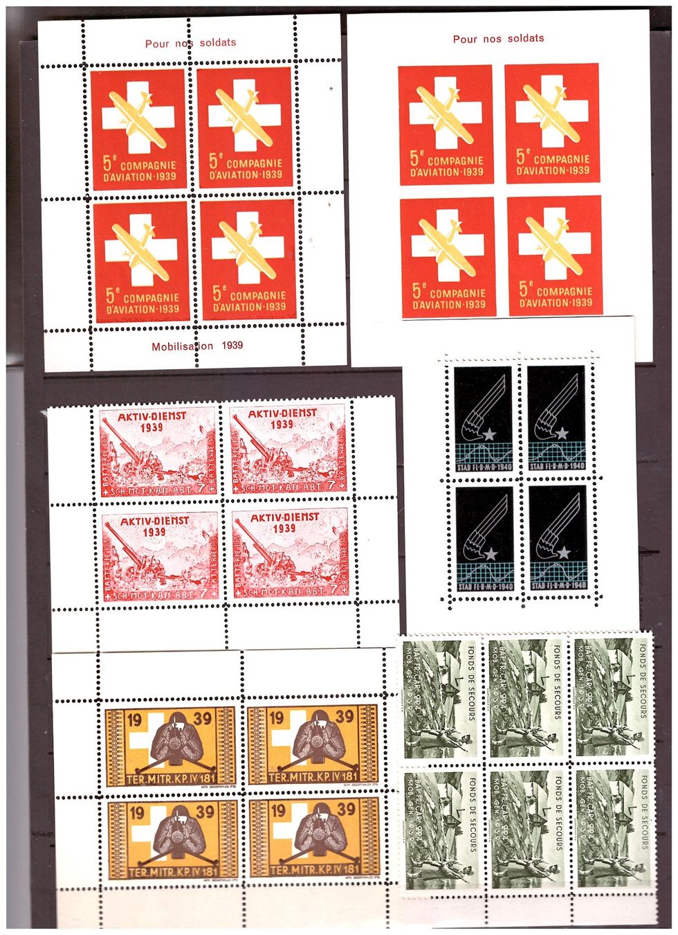 Tutti i francobolli: # 125 --- SOLDATENMARKEN – Usato da Dübendorf venduto da Piero2