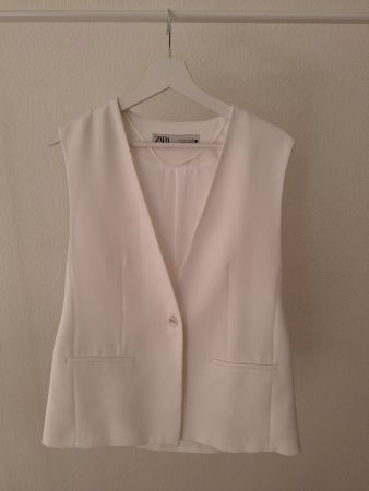 Weste Zara weiss Grösse S
