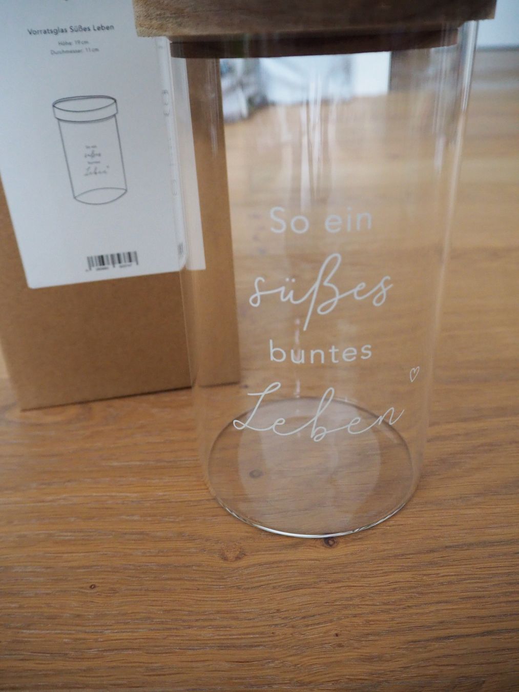 Tutte le decorazioni: Eulenschnitt Vorratsglas "So ein süsses Leben" 19cm – Nuovo e nell'imballaggio originale da Zürich venduto da snowow 1