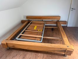 Massiv Holz Bett (Bitte Beschreibung lesen)