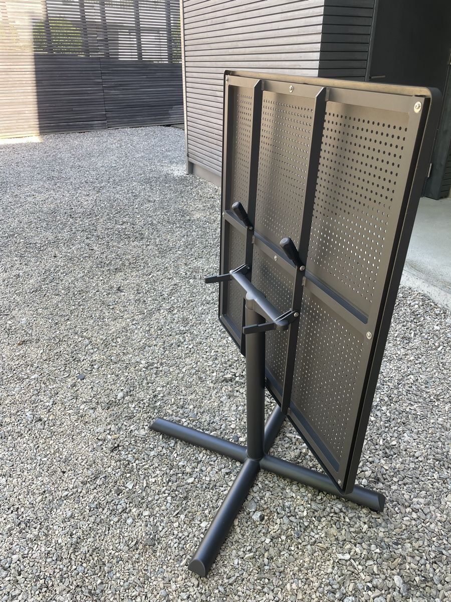 Hunn Tavoli: Gartentisch 90x90 cm klappbar – anthrazit – Usato da Aesch LU venduto da Vivienne_06 2