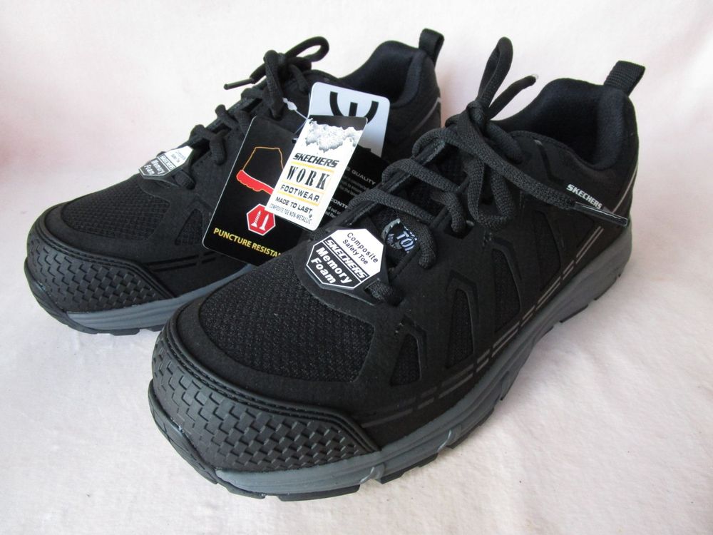 Skechers Scarpe da uomo: Skechers Herren-Sicherheitsschuh Malad ESD S1P , EU40, neu – Nuovo e nell'imballaggio originale da Eschenbach SG venduto da brocarte