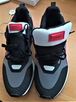 Puma Mirage Tech Low HerrenLaufschuh schwarz-rot Größe 46 EU