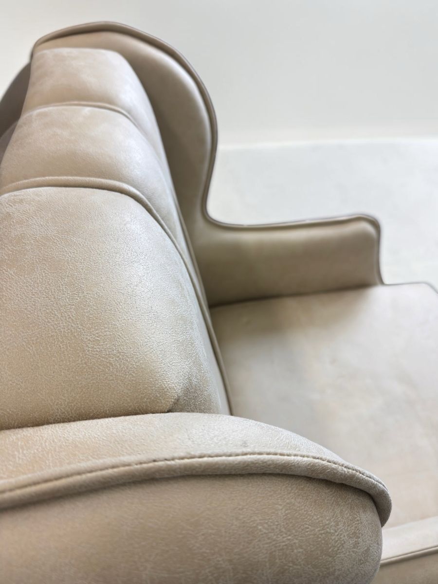 Sofas: 3-teiliges Wohnzimmer-Sofaset Sandbeige – D'occasion à Bachenbülach par Sofalab.swiss 4