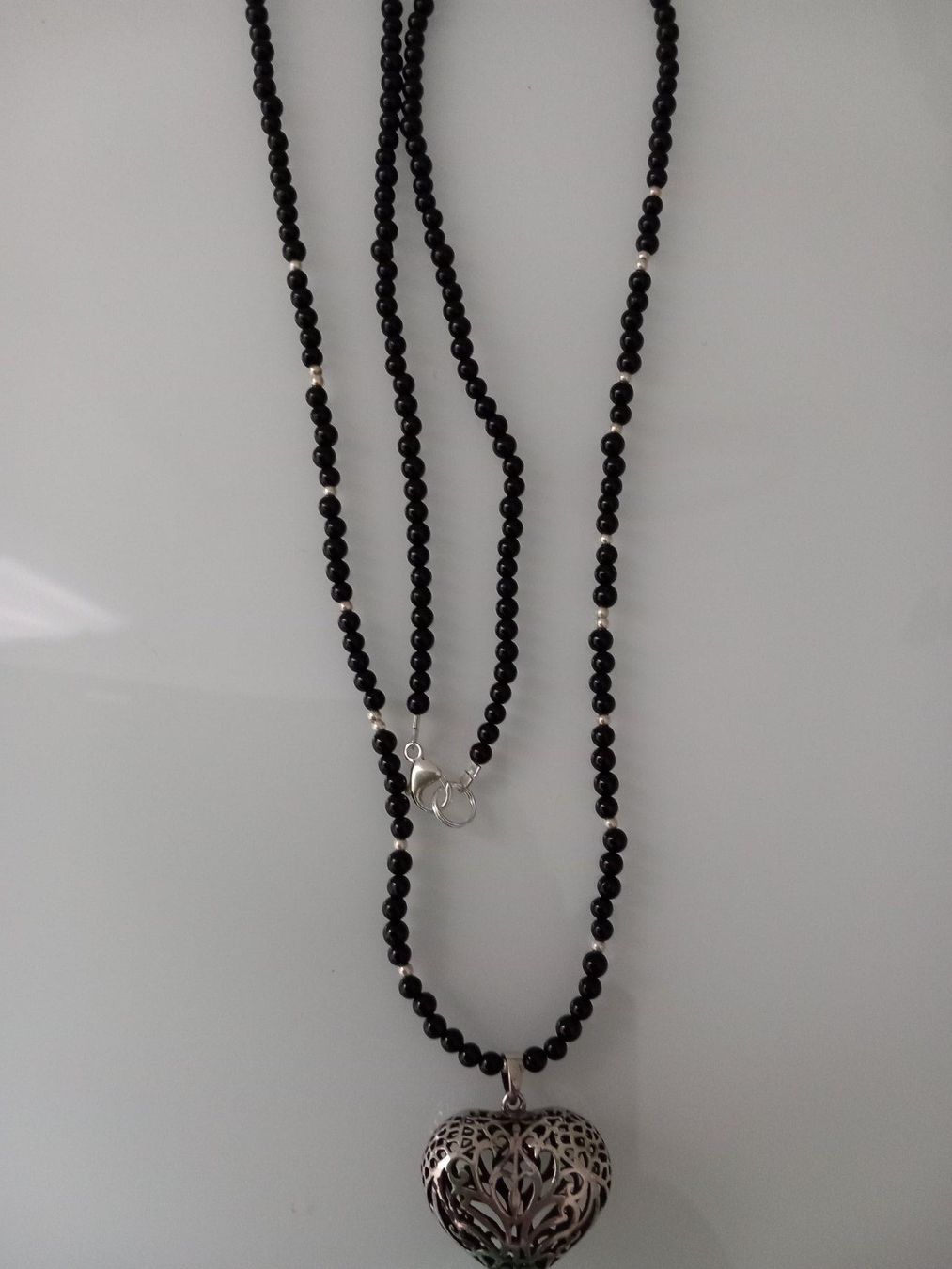 Catenine: Feine Turmalinkette mit Herz Silber 925 – Nuovo (secondo la descrizione) da Oberwil b. Zug venduto da roshan01 1