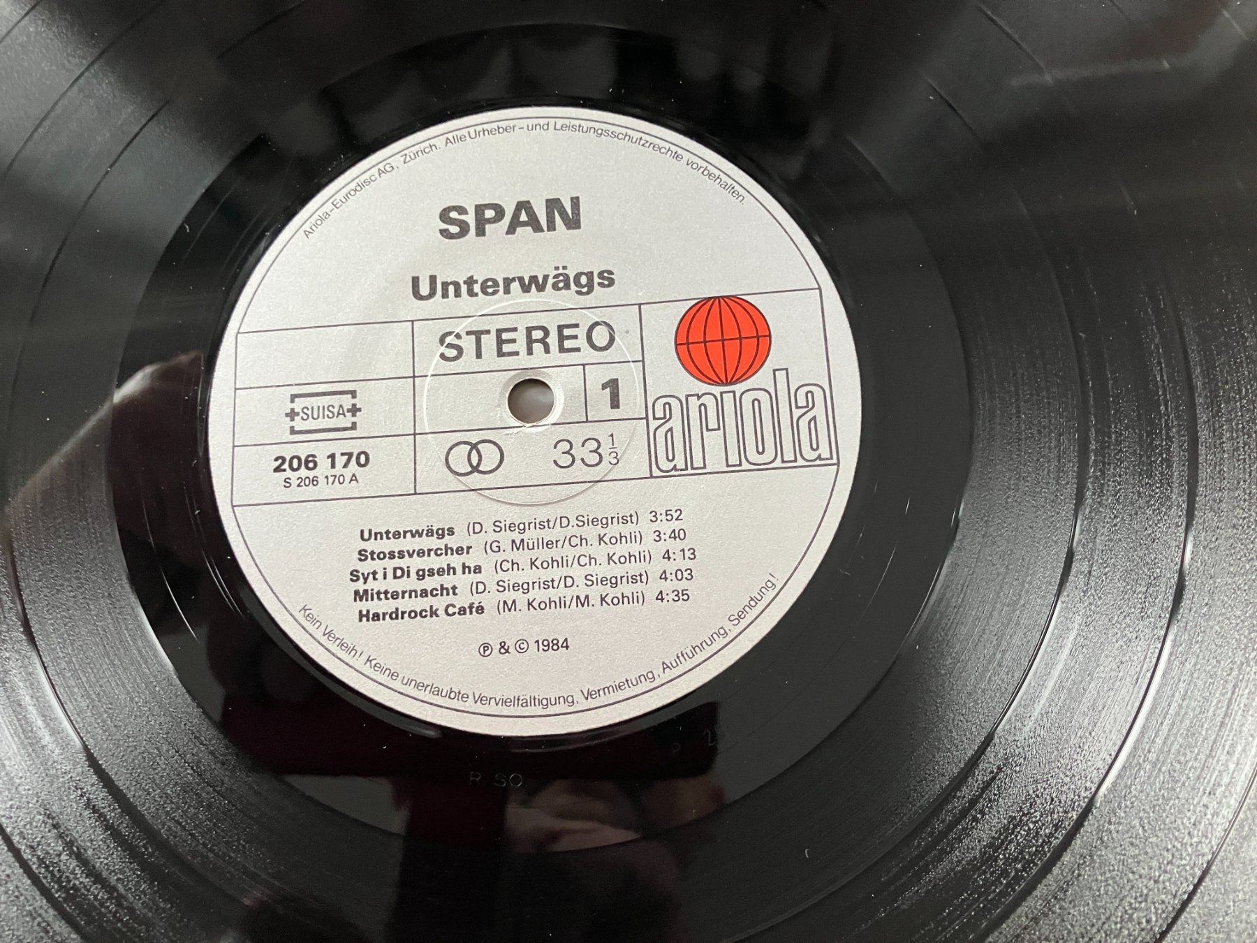 Dischi in vinile: Span – Usato da Aarwangen venduto da Jukebox3 5