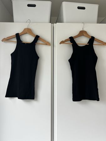 Tanktop hm schwarz 2 x XS