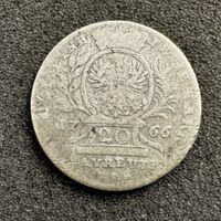 20 Kreuzer Silber Österreich 1766