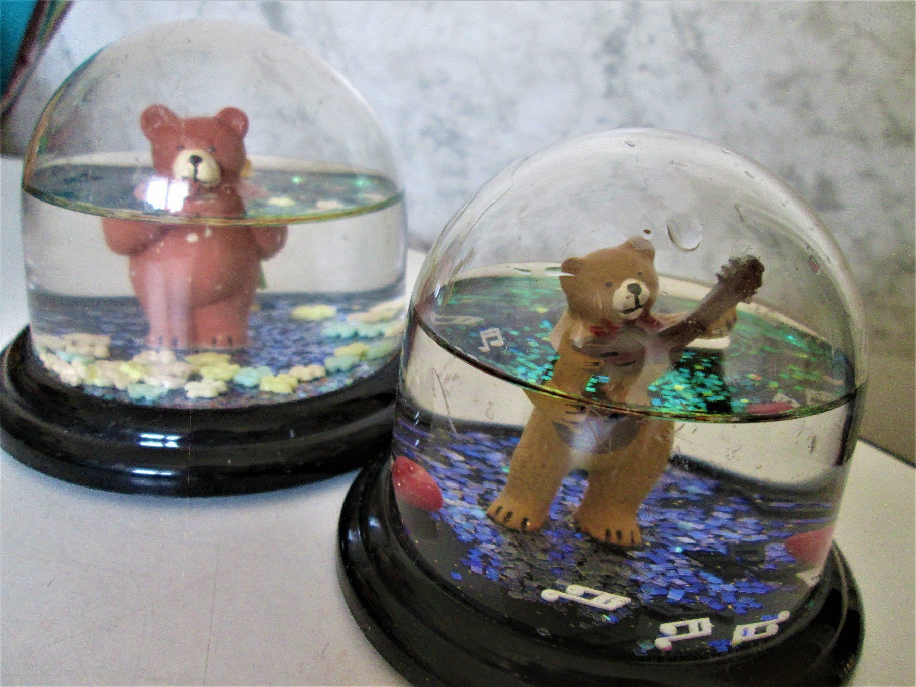 Tutte le decorazioni: 2 Schneebälle mit Teddybären – Usato da Sementina venduto da babucia 2
