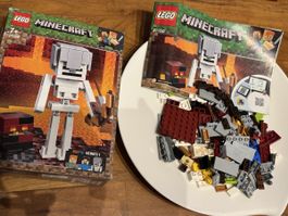 Lego Minecraft Skelett Magmawürfel 21150