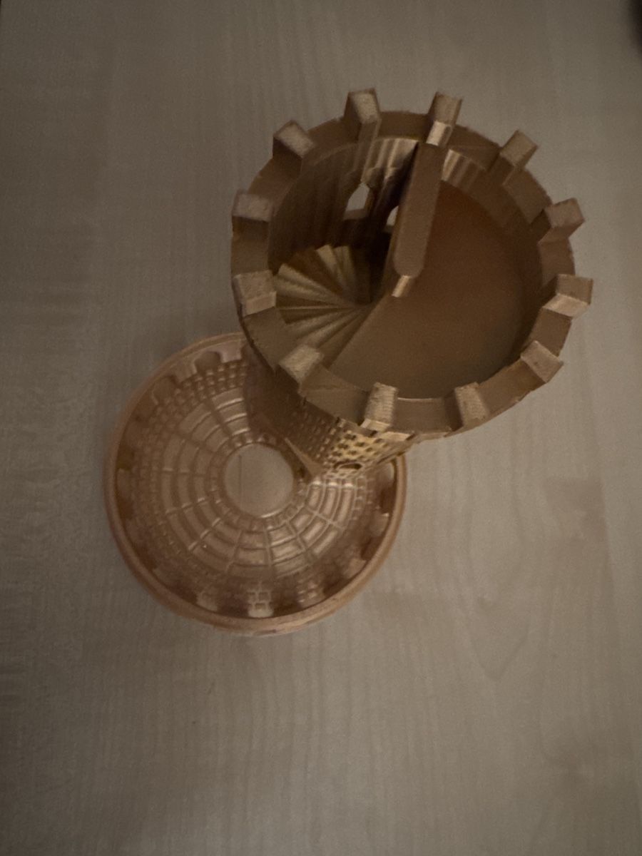 Giochi: 3D Druck Würfelturm – Nuovo e nell'imballaggio originale da Horgen venduto da CS75