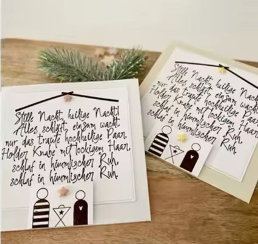 Timbri: Silikonstempel Weihnachten Stille Nacht – Nuovo e nell'imballaggio originale da Kaltbrunn venduto da schere-stein-papier 1