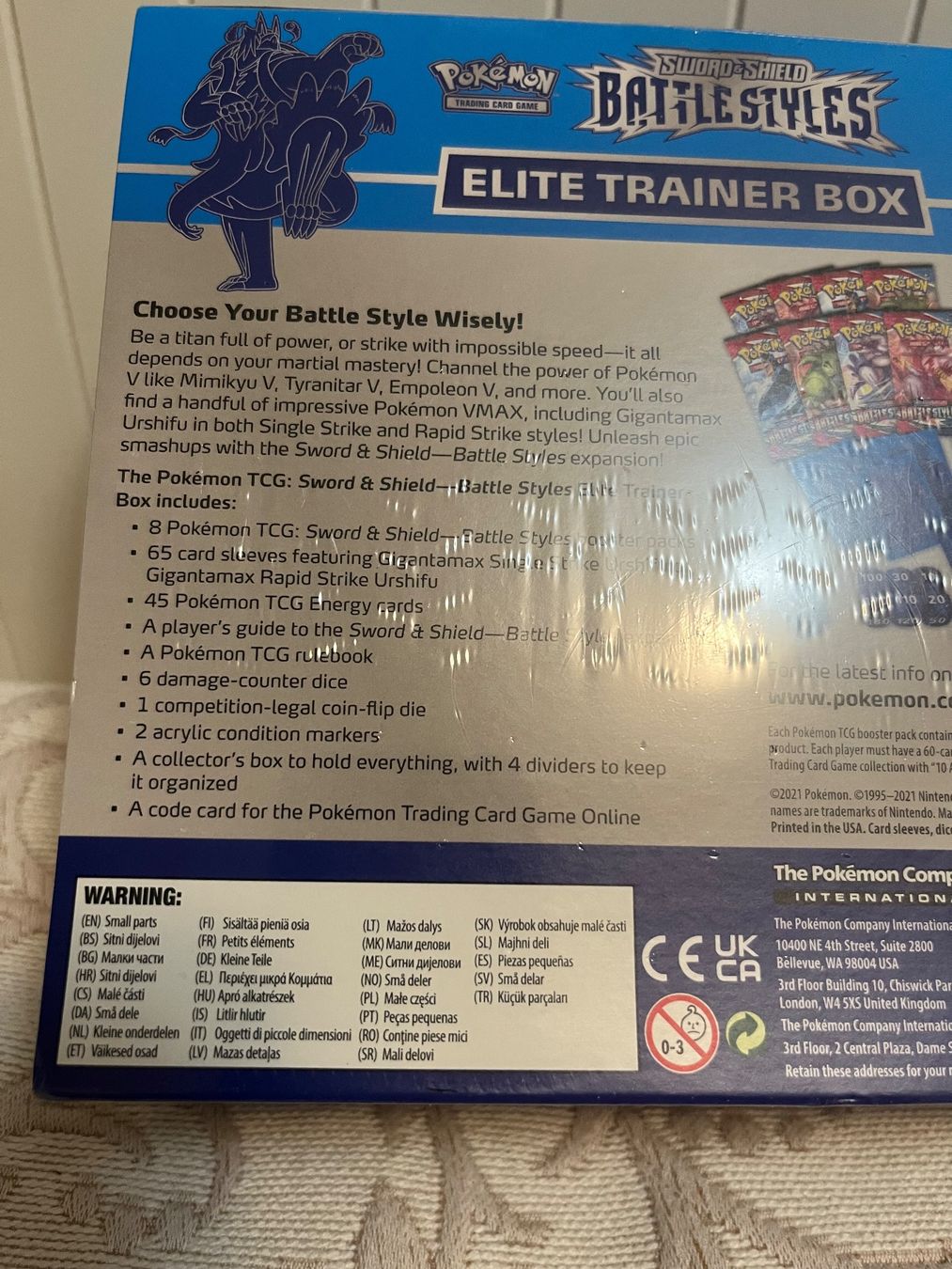 Pokémon Carte collezionabili: Pokémon Kampfstile Top-Trainer Box Blau – Nuovo (secondo la descrizione) da Basel venduto da Galia2000 1