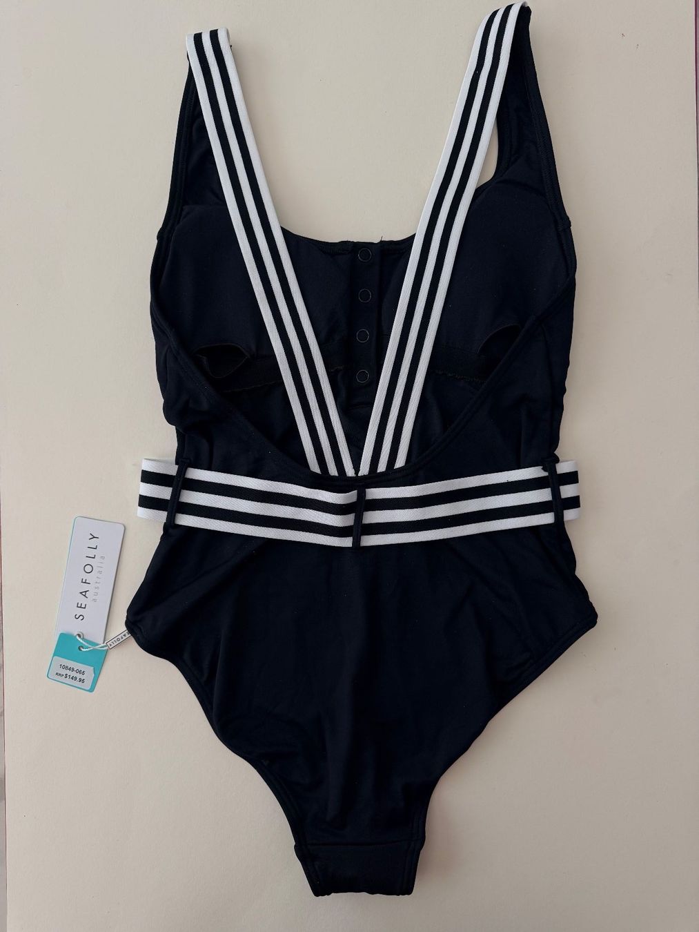 Seafolly Costumi da bagno & Bikini: SEAFOLLY, Badekleid, Grösse 36, Farbe Schwarz – Nuovo e nell'imballaggio originale da Rudolfstetten venduto da gst_g7xl 6