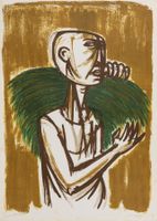 Giuseppe Migneco 6 colored signed  lithographs