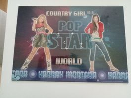 Schreibtischunterlage-POP STAR WORLD-HANNAH MONTANA
