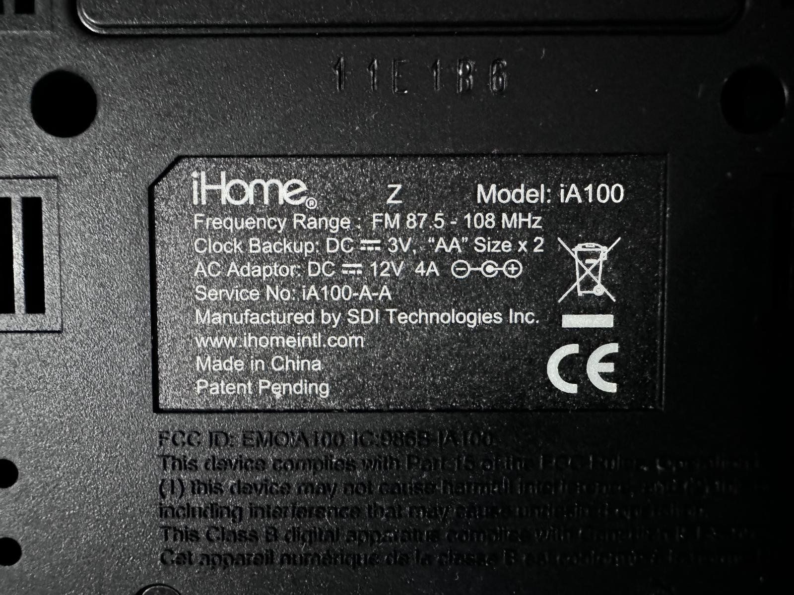 Réveils: iHome Radiowecker mit iPhone/iPad Dockingstation – D'occasion à Lachen SZ par martin_whelan 5