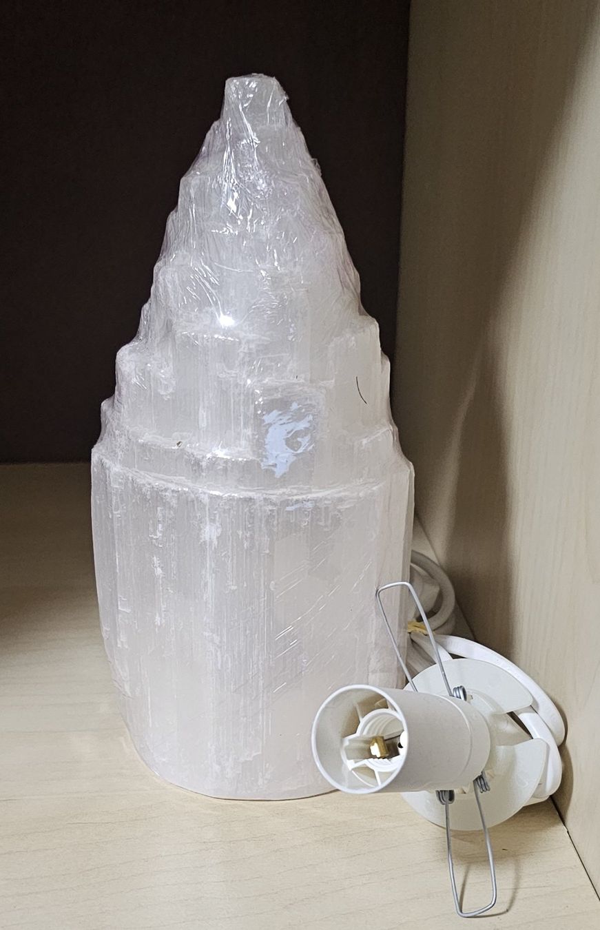 Minerali & Pietre curative: Selenitlampe - 20 cm – Nuovo e nell'imballaggio originale da Ennetmoos venduto da berg2011 2