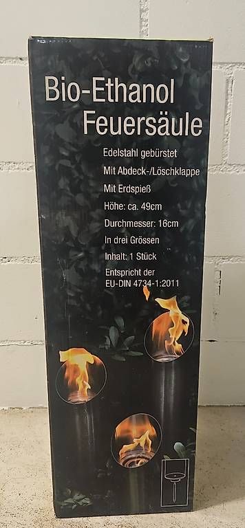 Bracieri: Bio-Ethanol Feuersäule, 50 cm hoch – Usato da Obfelden venduto da stisou71