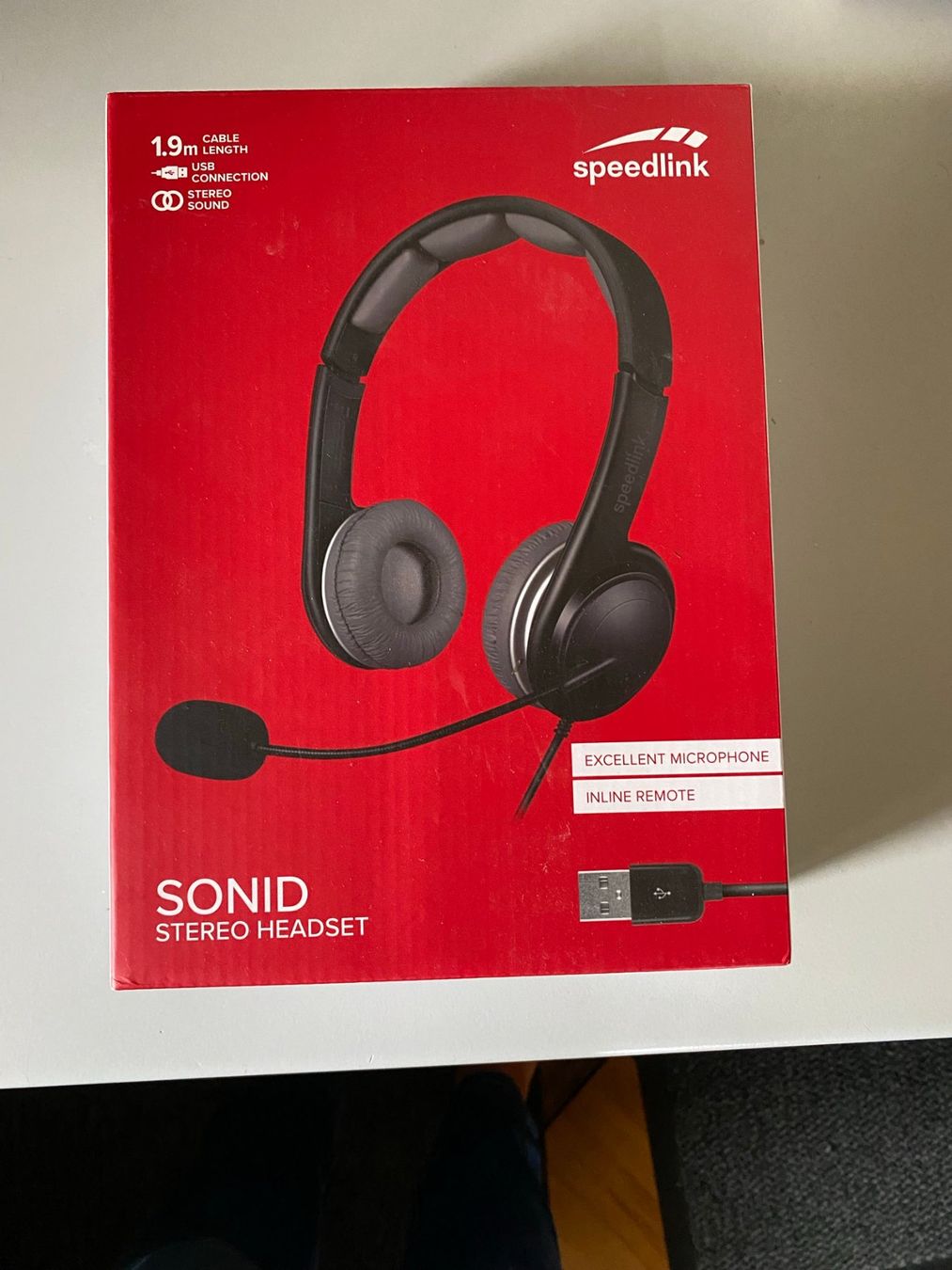 Kopfhörer: PC Headset USB Speedlink – Neu und originalverpackt aus St. Niklausen OW von LED-Shop