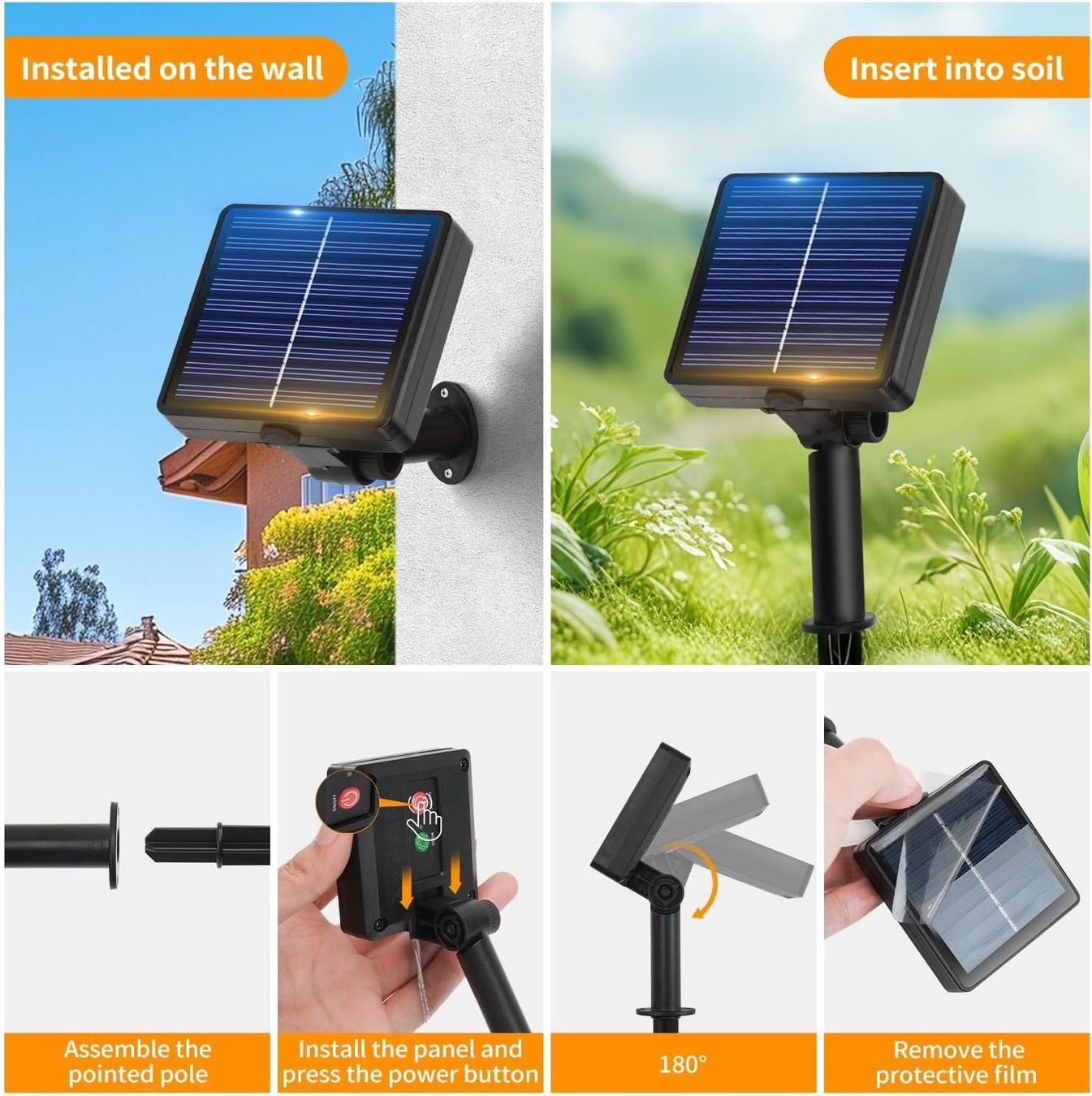 Ghirlande e barre luminose: Solar Lichterkette 3x17m – Nuovo e nell'imballaggio originale da Nuglar venduto da SmartLiving24 6