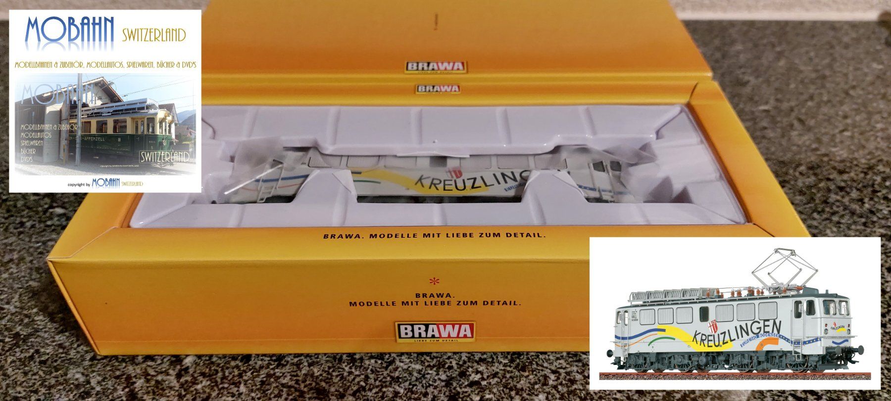 Brawa Modellini di ferrovie: BRAWA 43140 - Ae 477 Lokoop AG - DCC/Sound – Nuovo e nell'imballaggio originale da Rotkreuz venduto da MOBAHN-1zu87