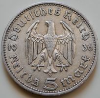Deutsches Reich 5 Reichsmark 1936 A Silber