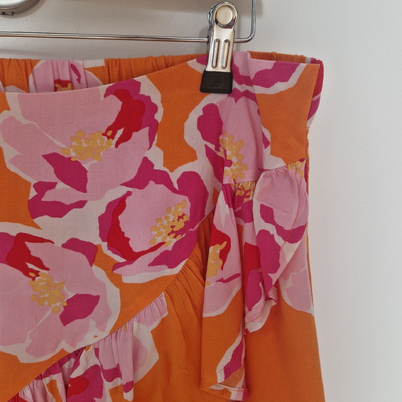 Zebra Röcke: Jupe Blumenrock orange pink Gr. L – Neu (gemäss Beschreibung) aus Frenkendorf von gca_d2qp 1