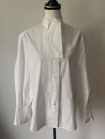 Elegante Bluse Luisa Cerano Gr. 34, Schluppenbluse weiss
