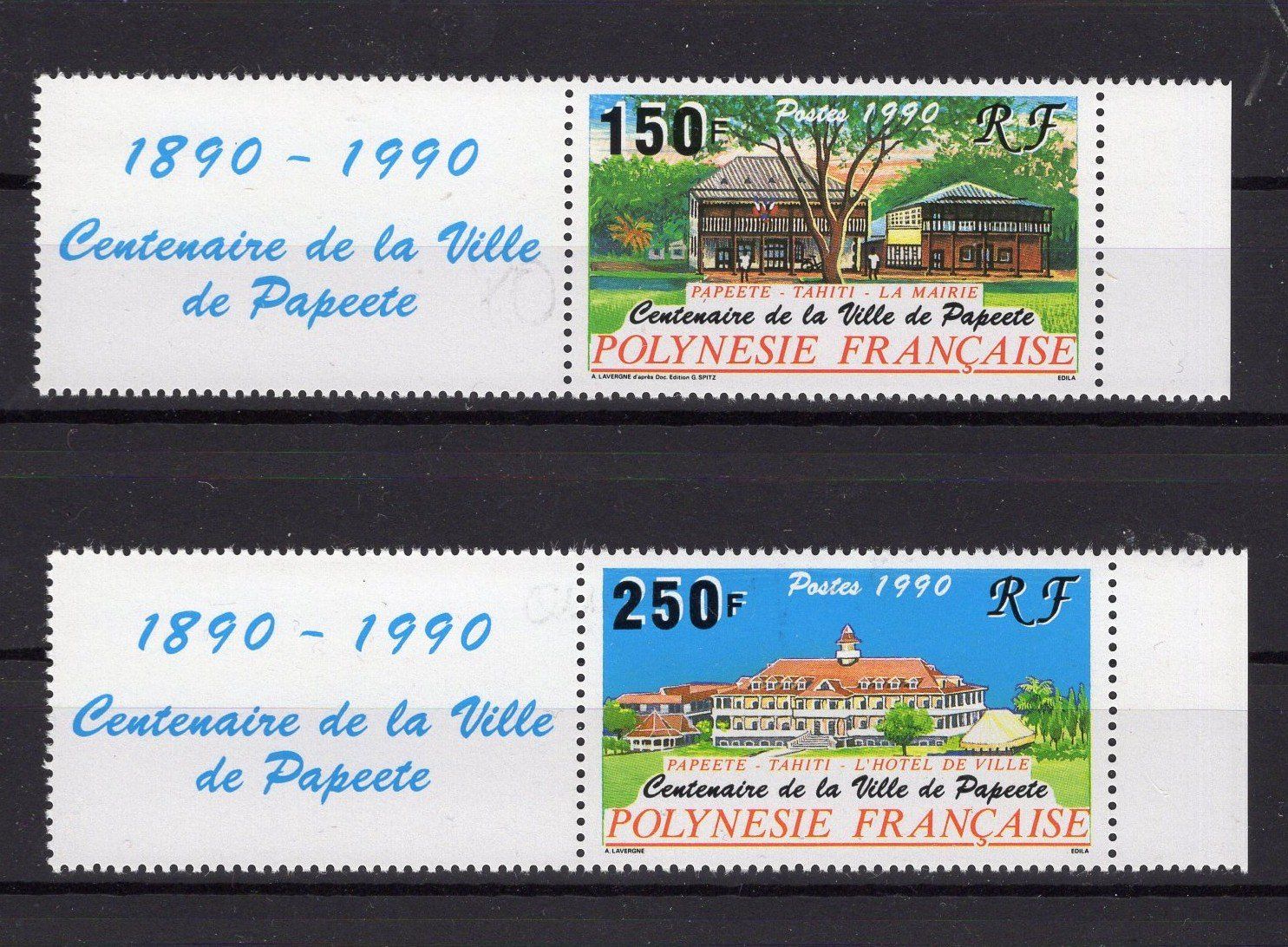Tutti i francobolli: R6408  /  Polynésie 1990  neufs XX – Nuovo (secondo la descrizione) da Ste-Croix venduto da MONT-TAGNAC