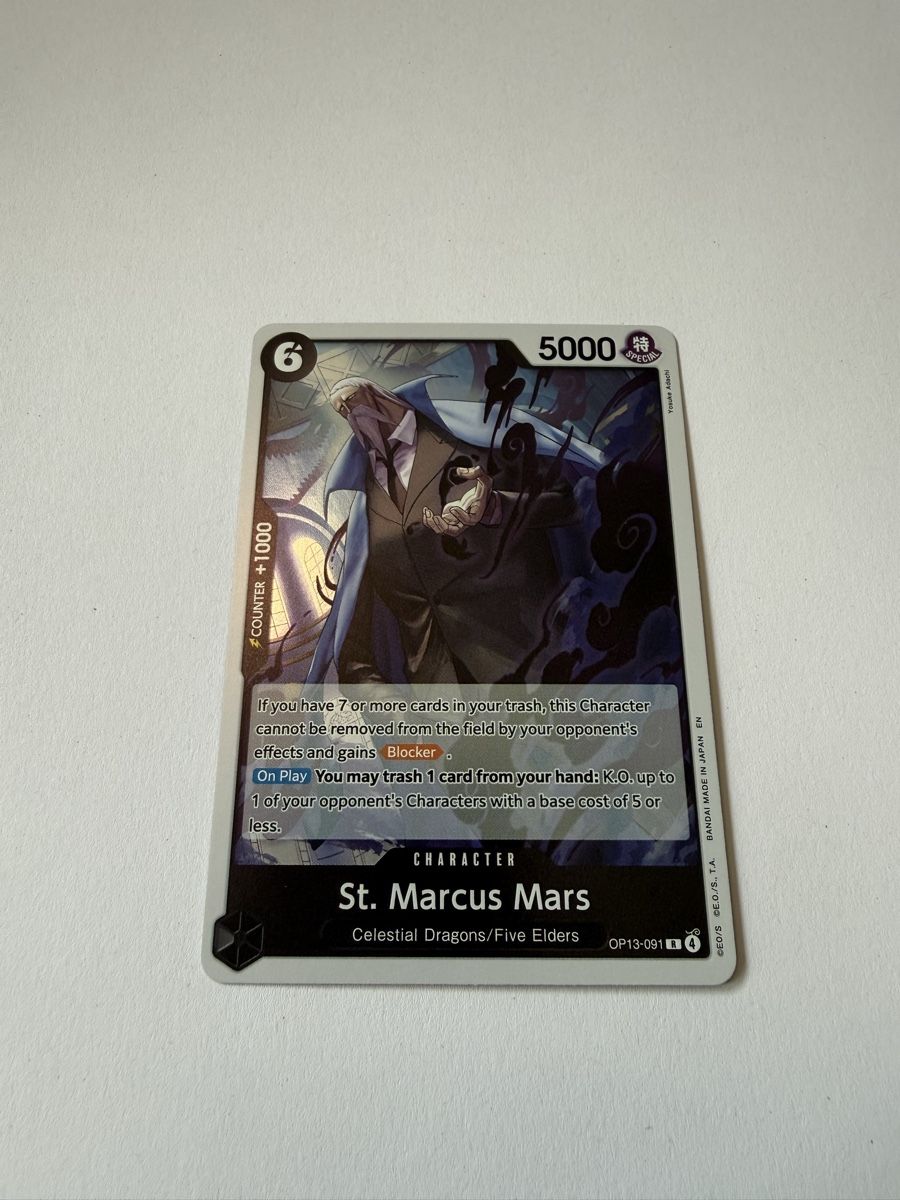 Bandai Carte collezionabili: One Piece Card Game - St. Marcus Mars OP13-091 – Nuovo (secondo la descrizione) da Ponte Capriasca venduto da dan_7mqv