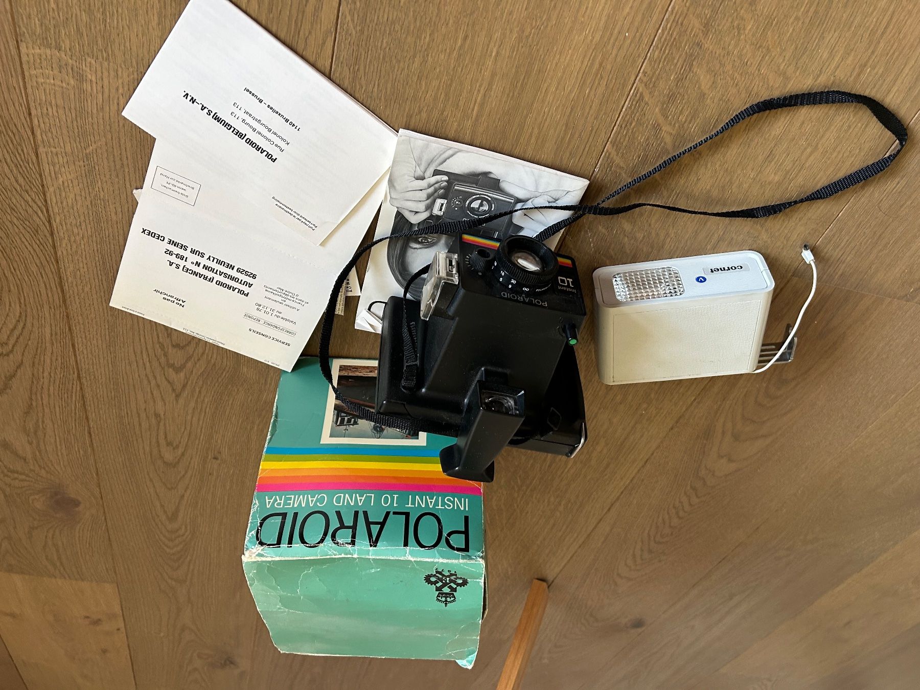 Polaroid Kamera: Polaroid Cornet Blitzgerät Kamera Instant 10 Land Camera – Gebraucht aus Rorschach von schastje 6