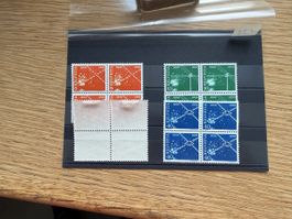 4er Block Satz 1952 Postfrisch mit Falz