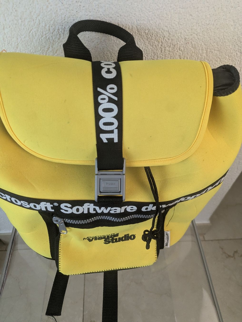 Sacs à dos: Vintage 90s Microsoft Software Development Neoprene backpack – D'occasion à Erlinsbach SO par Meytalien 1