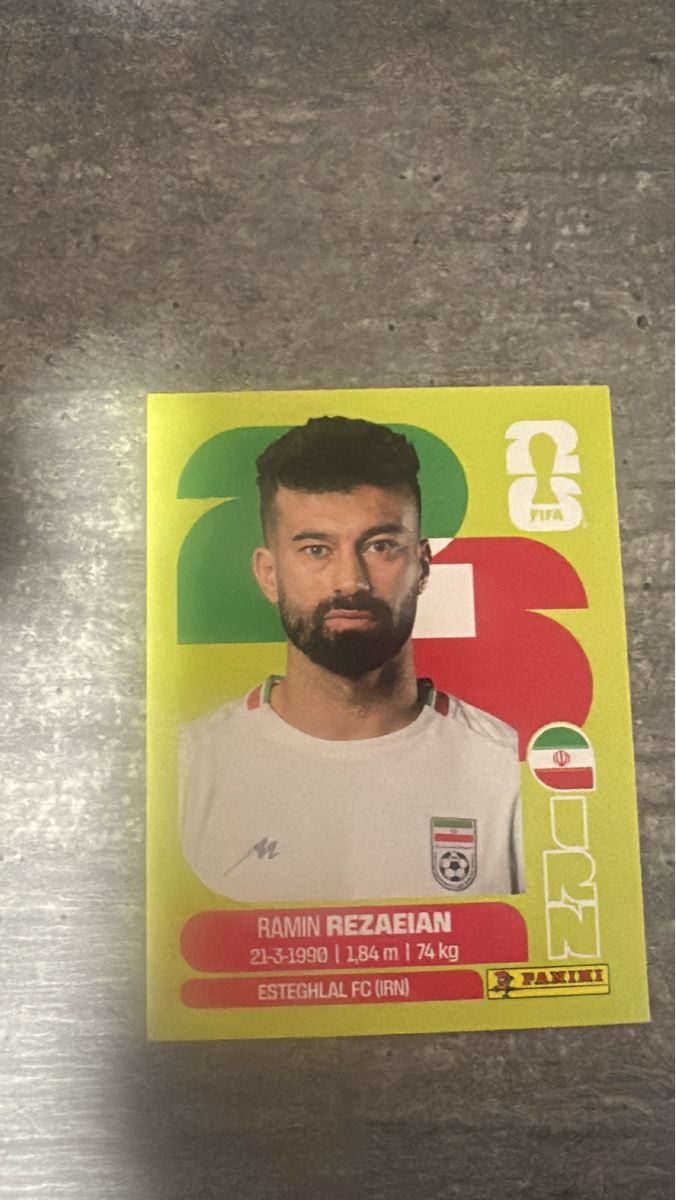Panini Carte collezionabili: IRN 7 , FIFA WORLD CUP 2026 PANINI  – Nuovo (secondo la descrizione) da Frauenfeld venduto da 1PegPeg1
