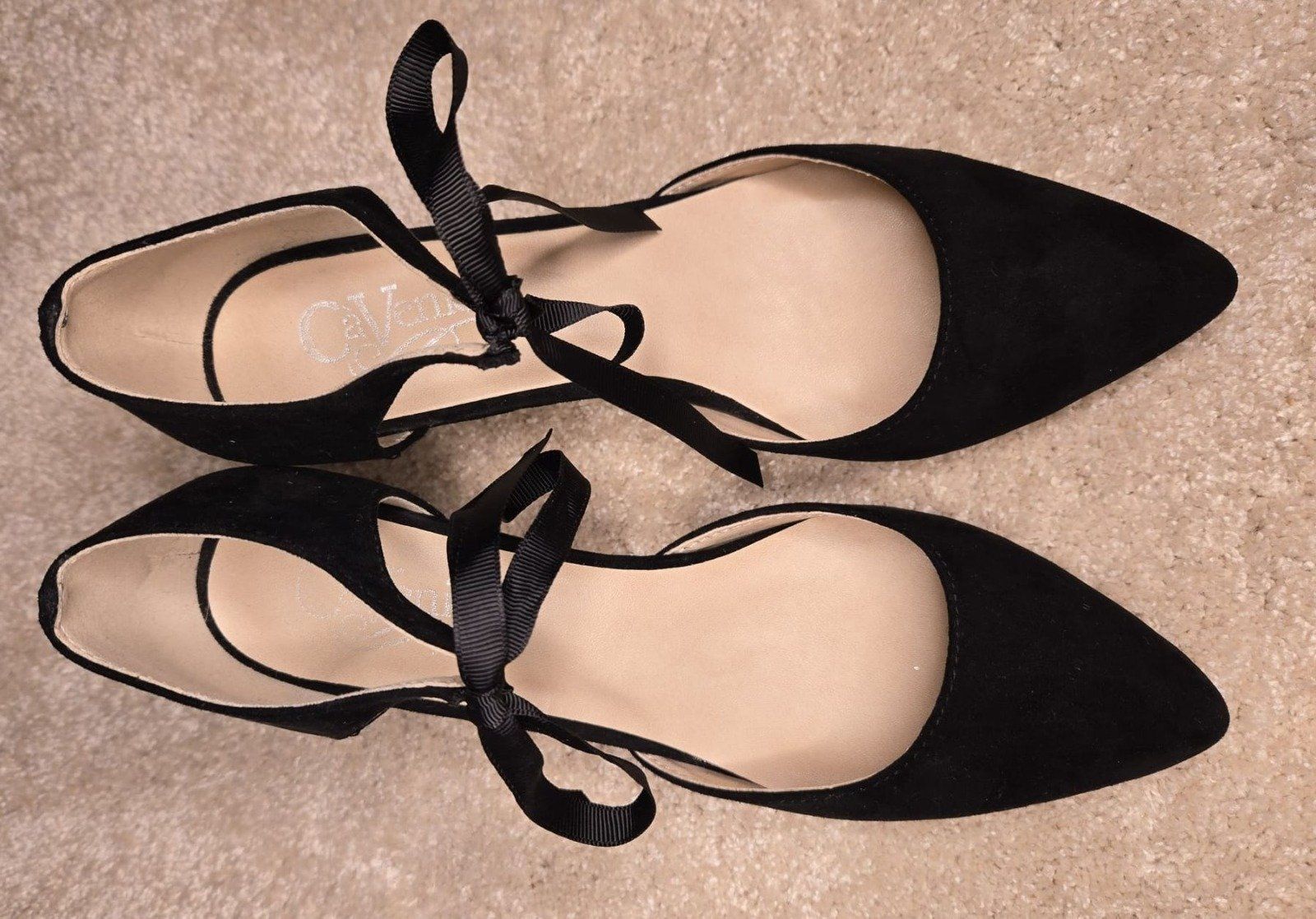 Scarpe da donna: Schwarze  Pumps mit Bändern, Grösse 38, Neu! – Nuovo (secondo la descrizione) da Rheinsulz venduto da Gilea 2