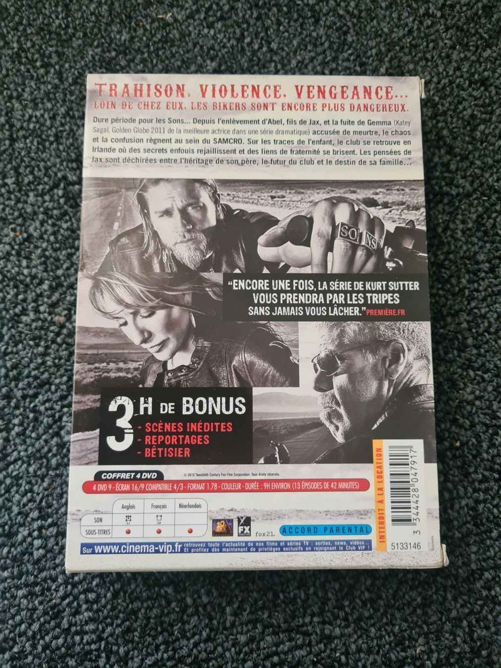 Tutti i DVDs: SONS OF ANARCHY STAFFEL 3 – Usato da Ruswil venduto da jan_bxl5 1