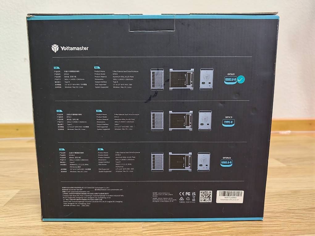 Dischi rigidi: Yottamaster 5-Bay External Hard Drive Enclosure  USB 3.0 – Usato da Zug venduto da ric_m2pn 3