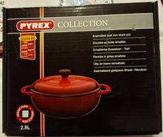 PYREX ELEGANCE Kochgeschirr Gusseisen Bräter 25 cm