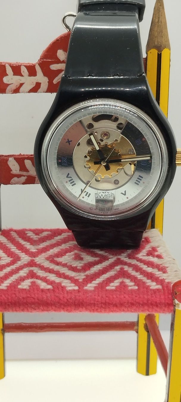 Swatch Orologi: montre automatique swatch récupérée – Usato da La Chaux-de-Fonds venduto da jac_9llg