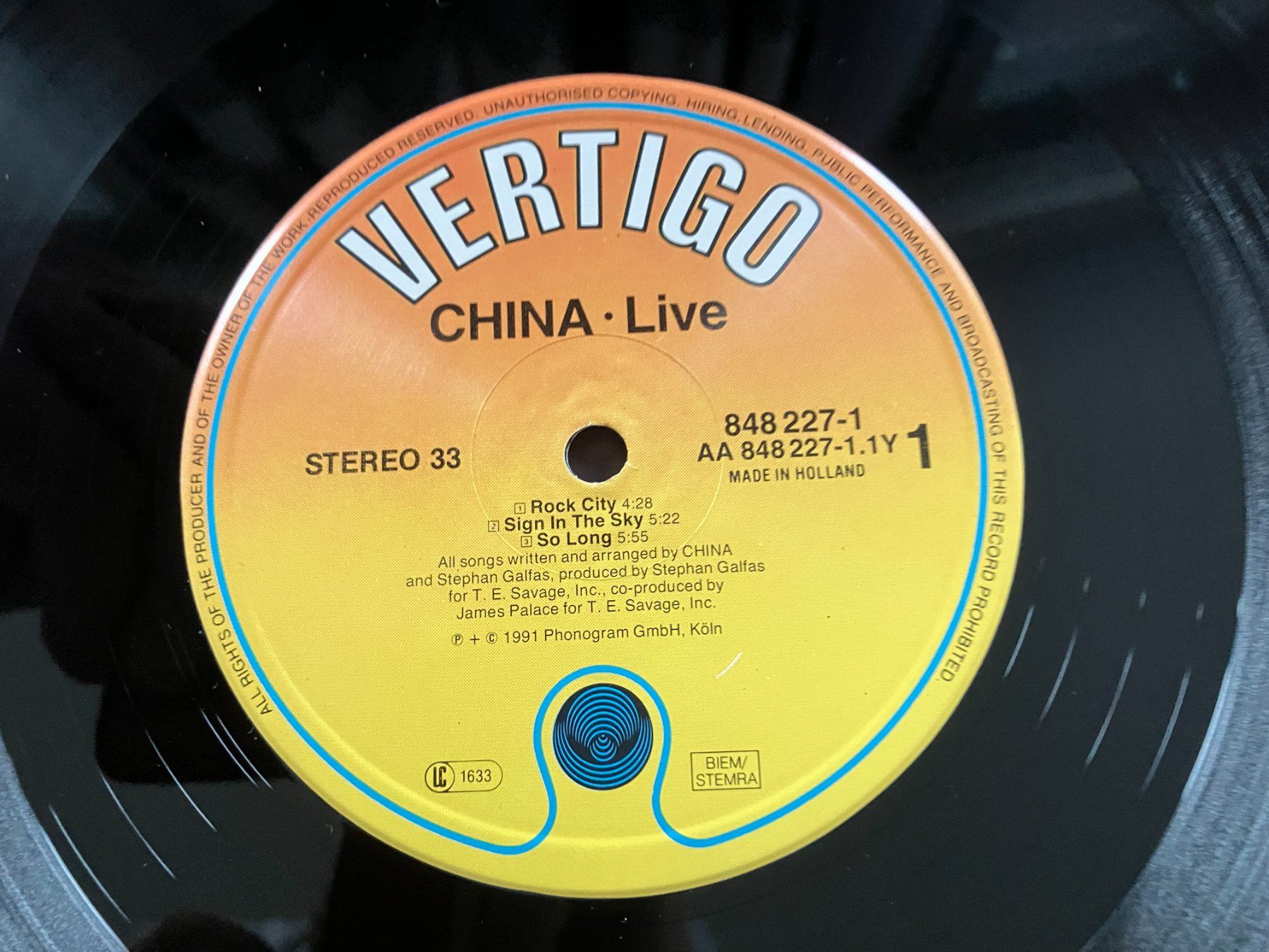Dischi in vinile: China – Usato da Aarwangen venduto da Jukebox3 6
