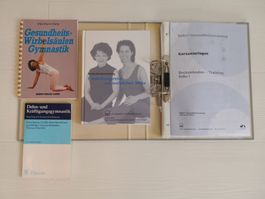 🤩4 STK: BECKENBODEN TRAINING & GYMNASTIK BüCHER & ORDNER