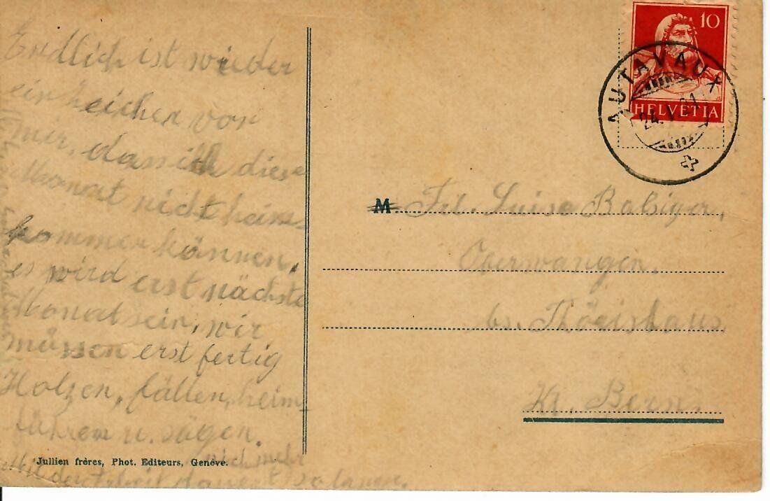 Cartoline postali: Fribourg – Usato da Hochdorf venduto da Ziegel-16 1